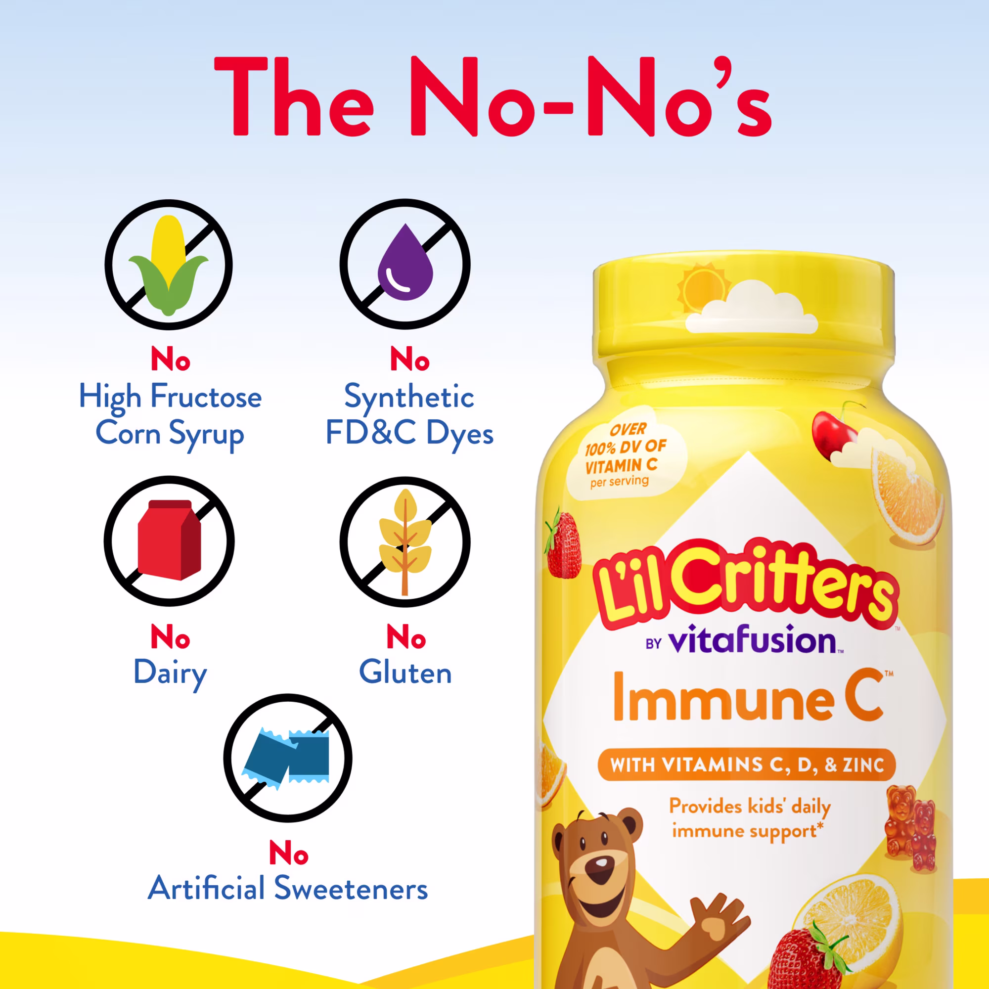 Immune C L'ilCritters 190 Gomitas