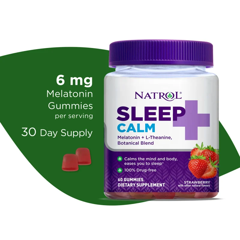 Melatonina NATROL CALM 6mg 60 Gomitas