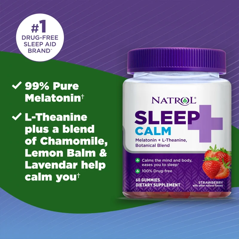 Melatonina NATROL CALM 6mg 60 Gomitas