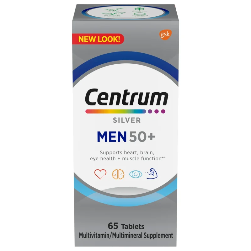 CENTRUM Silver Men +50 años 65 Tabletas