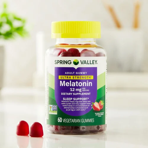 Melatonina 12mg 60 vegetarian gummies Spring Valley