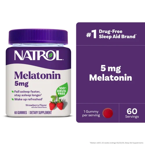 Melatonina Natrol 5mg 60 Gomitas