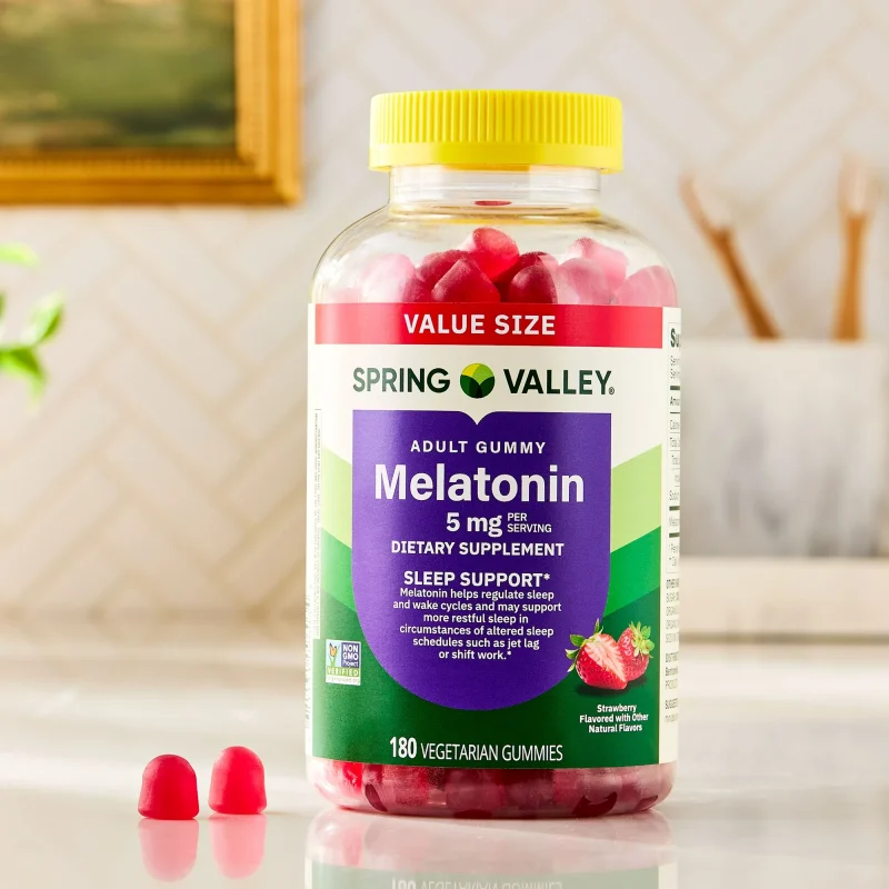 Melatonina 5mg 180 gomitas Spring Valley