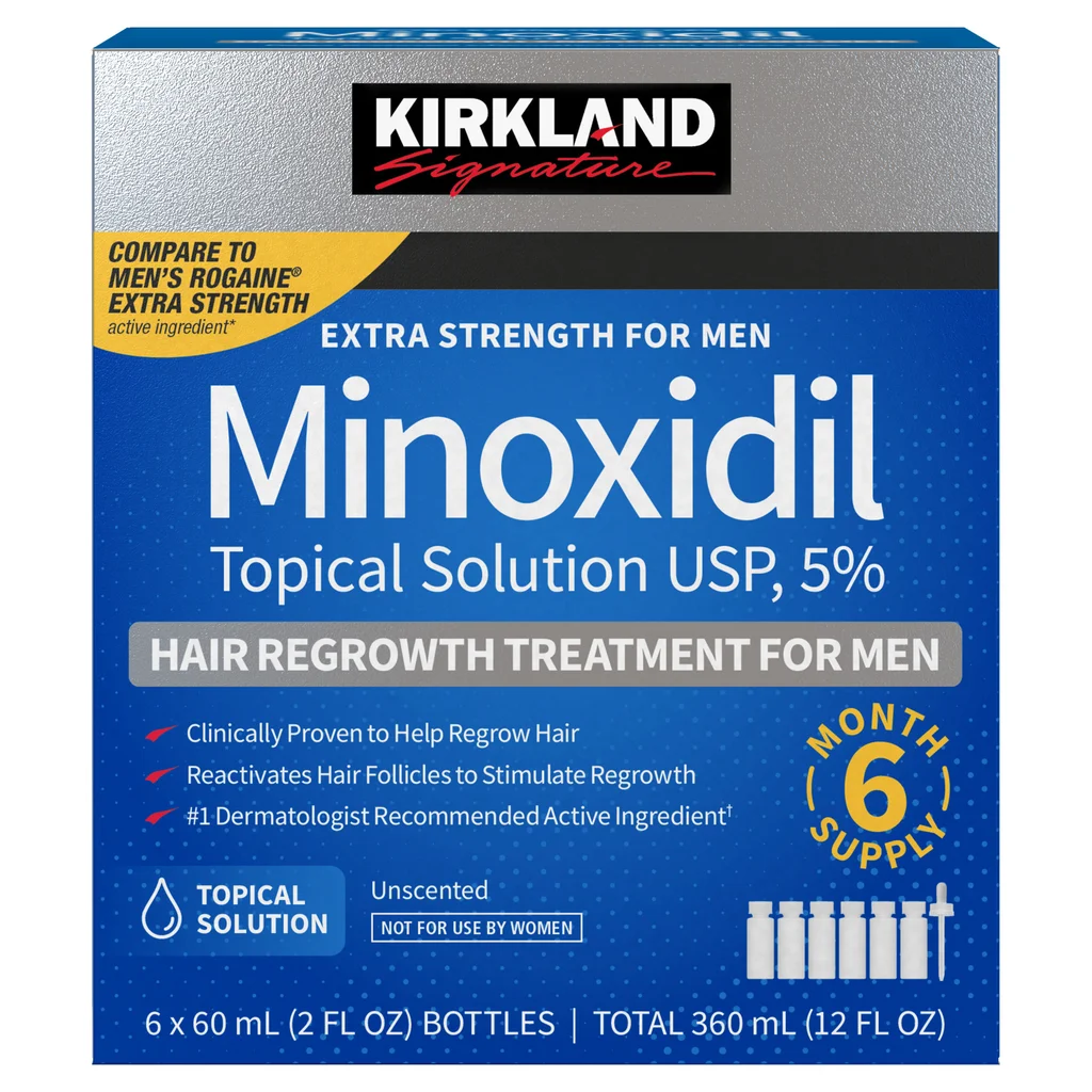 Minoxidil Kirkland 5% 360ML (6X60ML)